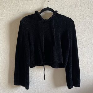 Hooded Cropped Sweater